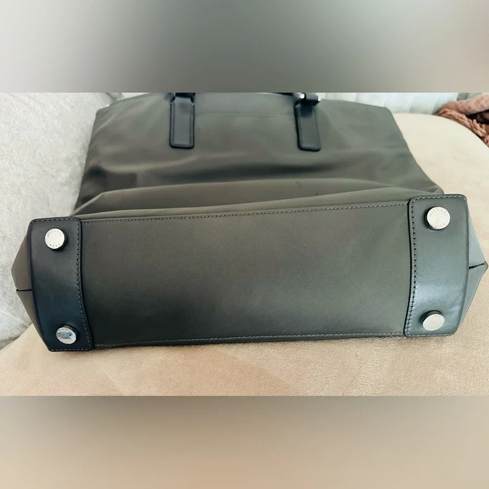 Michael Kors Sage Gray Nylon Tote Bag + COA - Picture 9 of 12